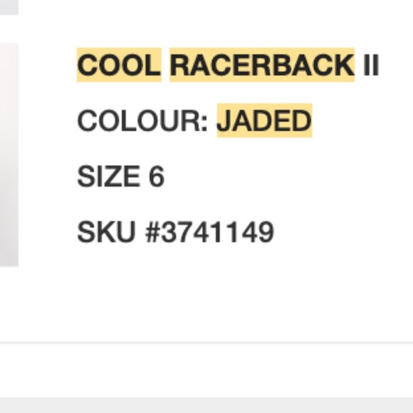 Lululemon Cool Racerback II - Picture 3 of 5